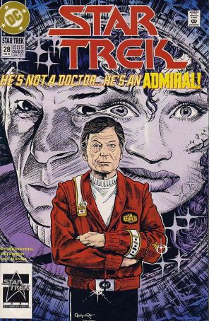 Star Trek (4th Series) 28 published by DC with cover art by Jerome Moore
