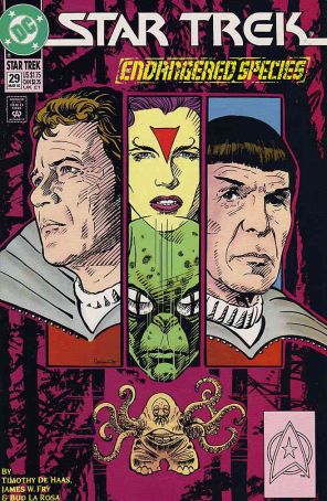 Star Trek (4th Series) 29 published by DC with cover art by Jerome Moore