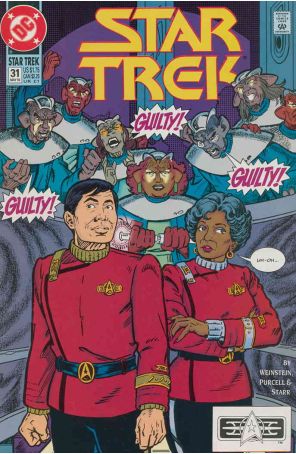 Star Trek (4th Series) 31 published by DC with cover art by Jerome Moore