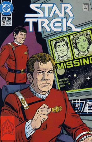 Star Trek (4th Series) 32 published by DC with cover art by Jerome Moore