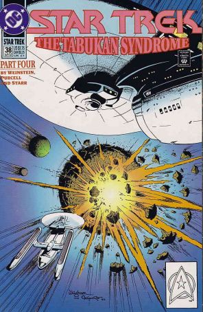 Star Trek (4th Series) 38 published by DC with cover art by Jerome Moore