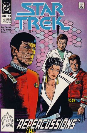 Star Trek (4th Series) 4 published by DC with cover art by Jerome Moore