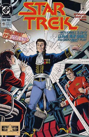 Star Trek (4th Series) 45 published by DC with cover art by Rod Whigham