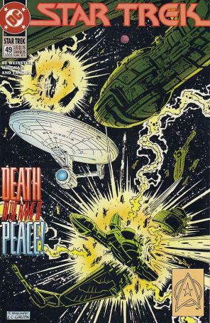 Star Trek (4th Series) 49 published by DC with cover art by Rod Whigham