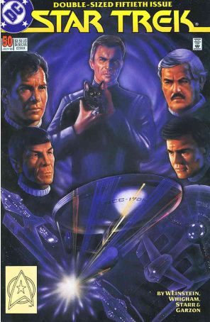 Star Trek (4th Series) 50 published by DC with cover art by Jason Palmer