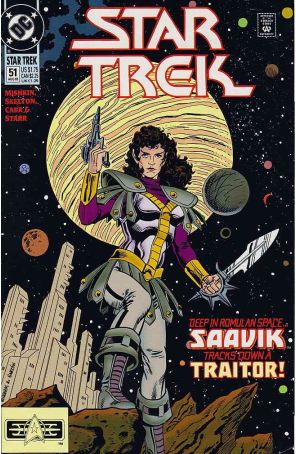 Star Trek (4th Series) 51 published by DC with cover art by Rod Whigham