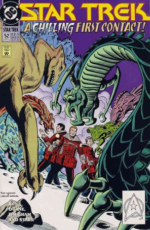 Star Trek (4th Series) 52 published by DC with cover art by Rod Whigham