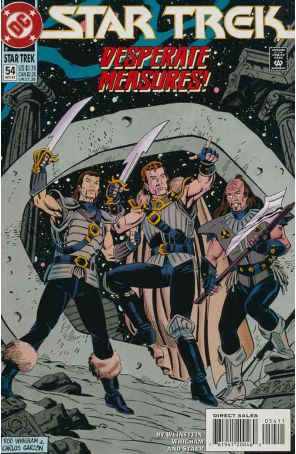 Star Trek (4th Series) 54 published by DC with cover art by Rod Whigham