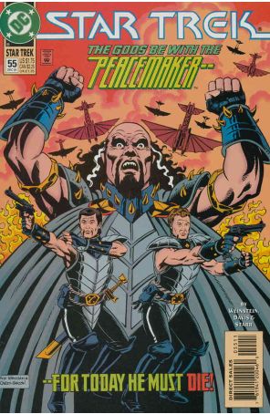 Star Trek (4th Series) 55 published by DC with cover art by Rod Whigham