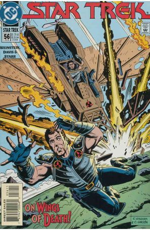 Star Trek (4th Series) 56 published by DC with cover art by Rod Whigham