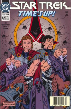 Star Trek (4th Series) 57 (Newsstand) published by DC with cover art by Rod Whigham