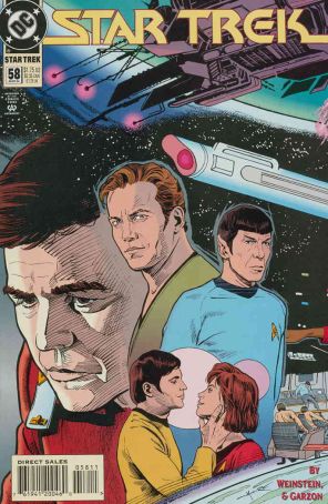 Star Trek (4th Series) 58 published by DC with cover art by Rod Whigham
