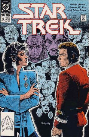 Star Trek (4th Series) 6 published by DC with cover art by Jerome Moore