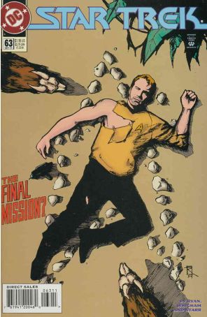 Star Trek (4th Series) 63 published by DC with cover art by Jerome Moore