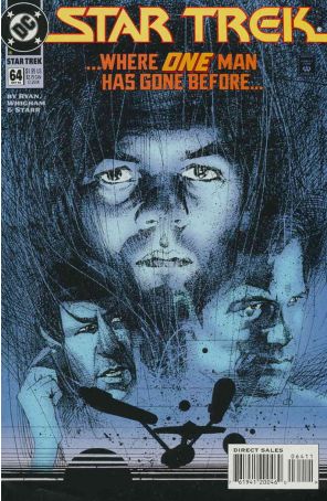 Star Trek (4th Series) 64 published by DC with cover art by Bill Sienkiewicz