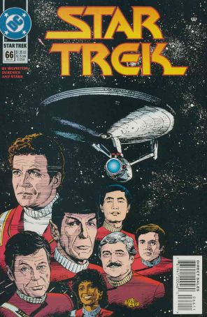 Star Trek (4th Series) 66 published by DC with cover art by Jerome Moore