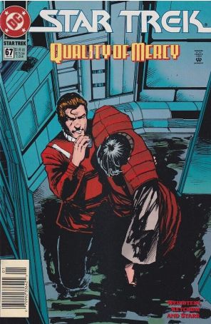 Star Trek (4th Series) 67 (Newsstand) published by DC with cover art by Jerome Moore