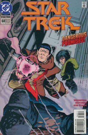Star Trek (4th Series) 68 published by DC with cover art by Chris Wozniak