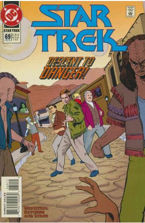 Star Trek (4th Series) 69 published by DC with cover art by Chris Wozniak