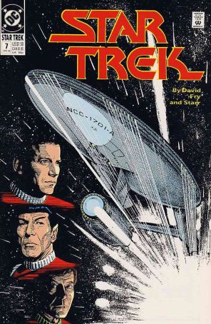 Star Trek (4th Series) 7 published by DC with cover art by Jerome Moore