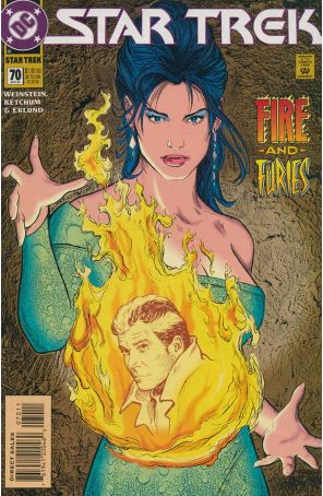 Star Trek (4th Series) 70 published by DC with cover art by Jason Palmer