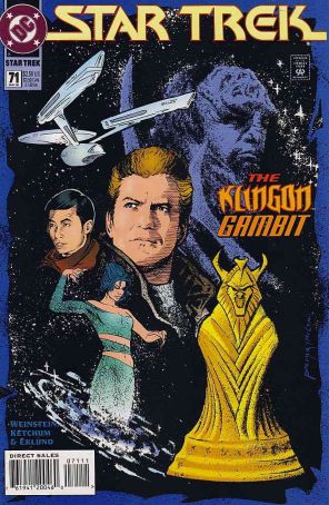 Star Trek (4th Series) 71 published by DC with cover art by Jason Palmer
