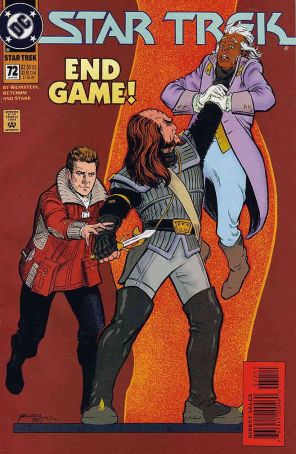 Star Trek (4th Series) 72 published by DC with cover art by Jason Palmer