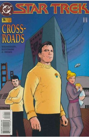 Star Trek (4th Series) 74 published by DC with cover art by Jason Palmer