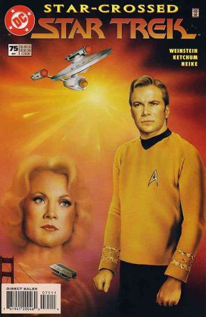 Star Trek (4th Series) 75 published by DC with cover art by Sonia Hillios