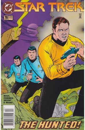 Star Trek (4th Series) 78 (Newsstand) published by DC with cover art by Peter Krause