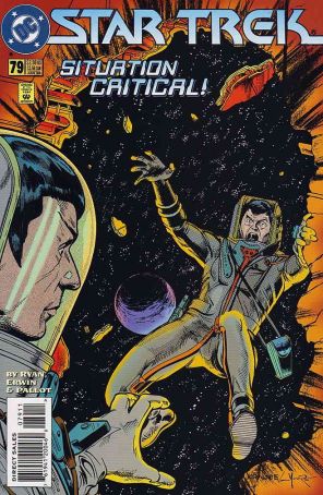 Star Trek (4th Series) 79 published by DC with cover art by Peter Krause