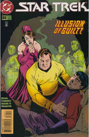 Star Trek (4th Series) 80 published by DC with cover art by Peter Krause