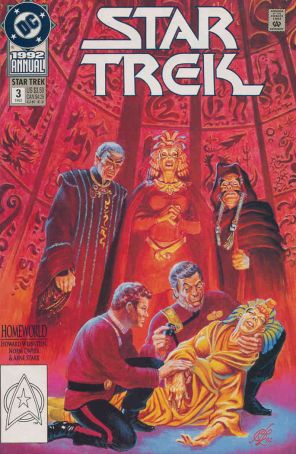 Star Trek (4th Series) Annual 3 published by DC with cover art by Laura Freas and Kelly Freas