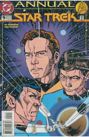 Star Trek (4th Series) Annual 5 published by DC with cover art by Chris Wozniak