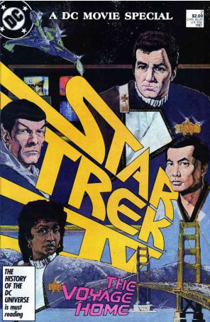 Star Trek Movie Special 4 published by DC with cover art by Howard Chaykin