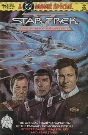 Star Trek Movie Special 5 published by DC with cover art by Roger Stine