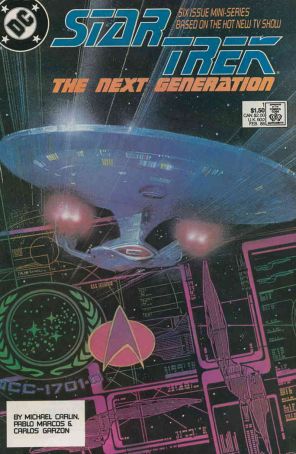 Star Trek: The Next Generation (Mini-Series) 1 published by DC with cover art by Bill Sienkiewicz