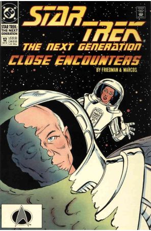 Star Trek: The Next Generation 12 published by DC with cover art by Keith Wilson