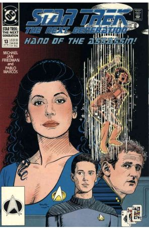 Star Trek: The Next Generation 13 published by DC with cover art by Jerome Moore