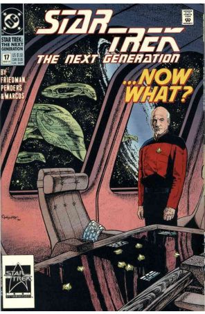 Star Trek: The Next Generation 17 published by DC with cover art by Jerome Moore