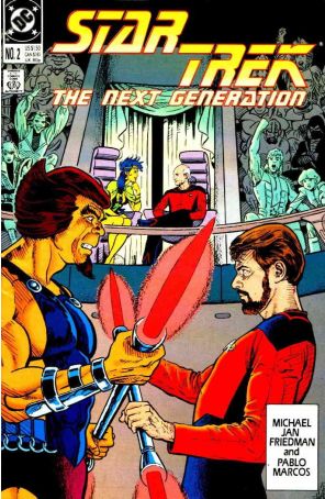 Star Trek: The Next Generation 2 published by DC with cover art by Jerome Moore