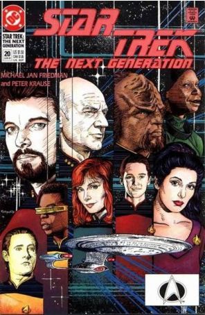 Star Trek: The Next Generation 20 published by DC with cover art by Jerome Moore
