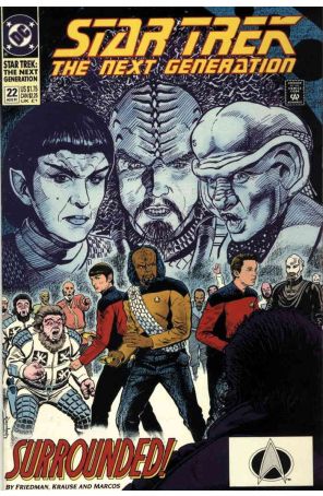 Star Trek: The Next Generation 22 published by DC with cover art by Jerome Moore