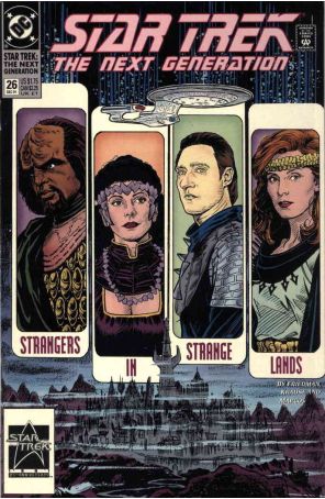 Star Trek: The Next Generation 26 published by DC with cover art by Jerome Moore