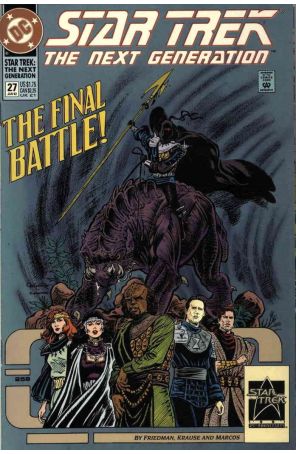 Star Trek: The Next Generation 27 published by DC with cover art by Jerome Moore