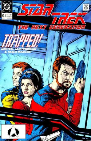 Star Trek: The Next Generation 3 published by DC with cover art by Jerome Moore