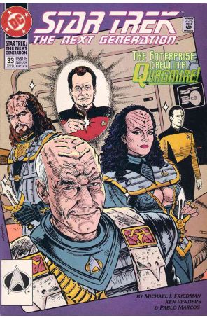 Star Trek: The Next Generation 33 published by DC with cover art by Jerome Moore