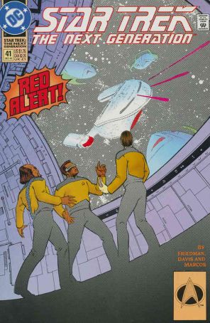 Star Trek: The Next Generation 41 published by DC with cover art by Jason Palmer