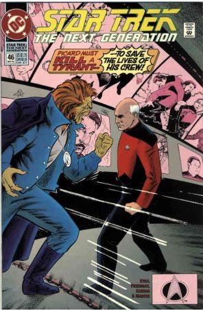 Star Trek: The Next Generation 46 published by DC with cover art by Jason Palmer