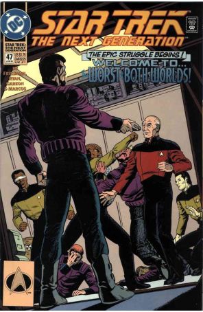 Star Trek: The Next Generation 47 published by DC with cover art by Rod Whigham
